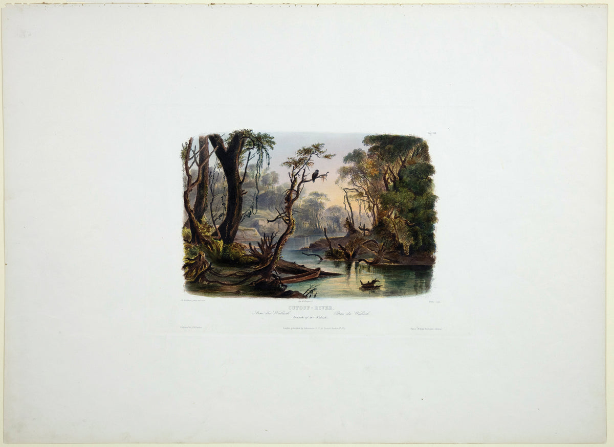 BODMER, Karl (1809-1893), Cutoff-River / Branch of the Wabash, Vig. VIII (State 2)