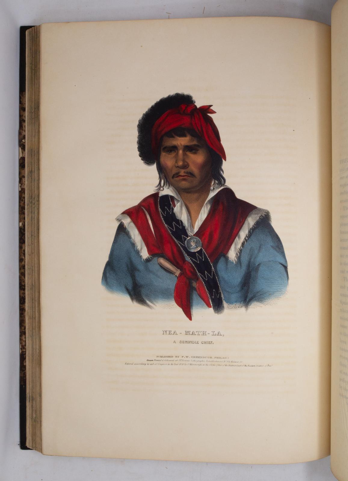 McKenney and Hall. History of the Indian Tribes of North America… 1844