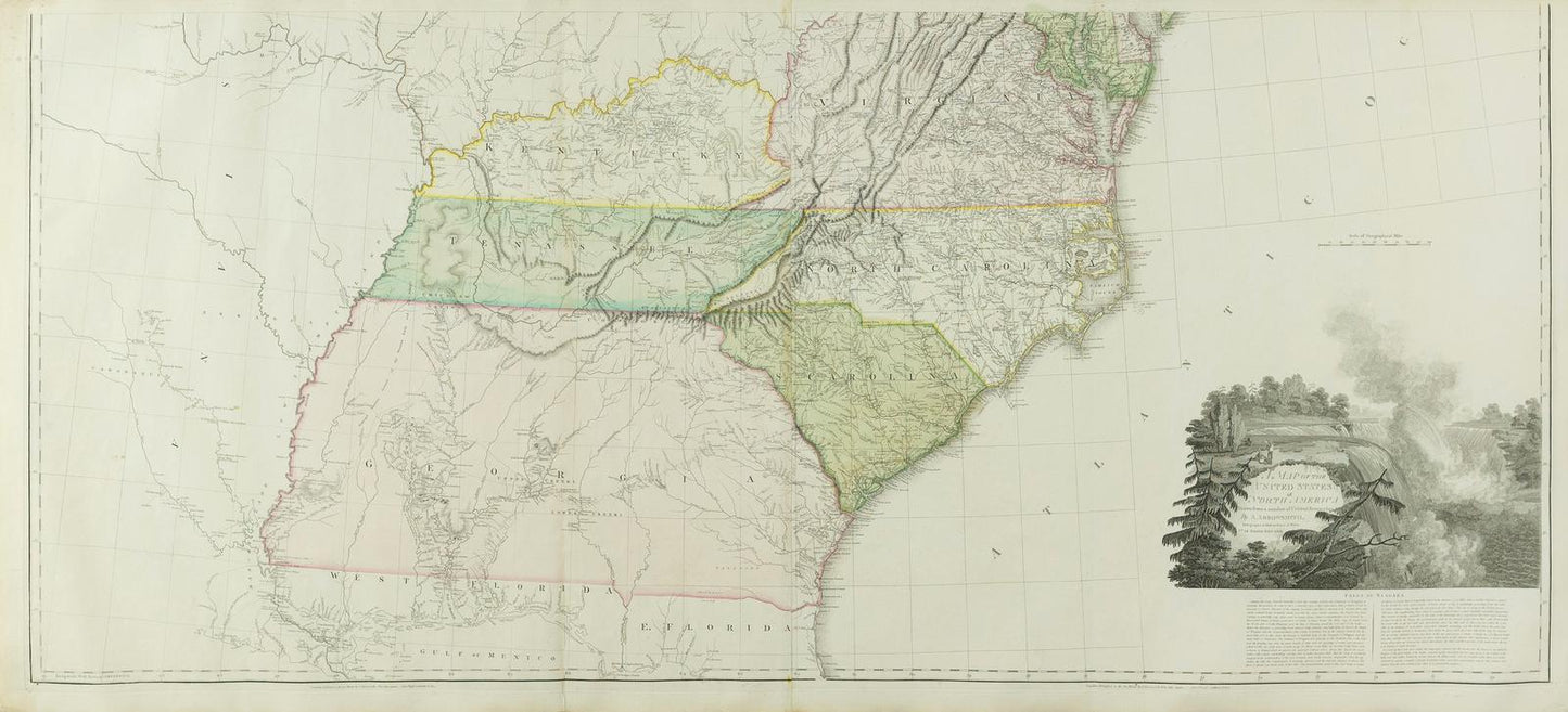 Aaron Arrowsmith. A Map of the United States of North America... (1810).