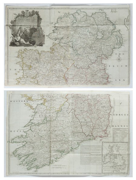 ROCQUE, John (1709-1762), A Map of the Kingdom of Ireland