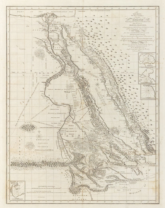 Bruce, James. Chart of the Arabian Gulf. Edinburgh: c. 1813