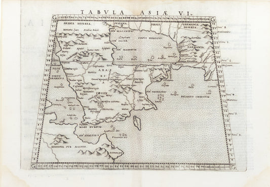 Ruscelli, Girolamo. Tabula Asia VI. Venice: c. 1561