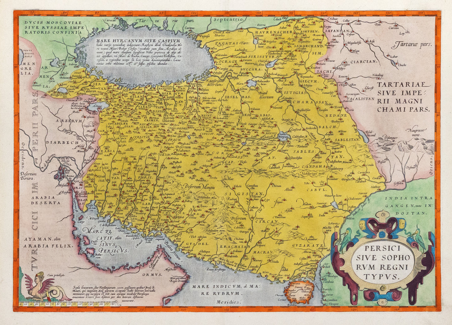 Ortelius, Abraham . Persici Sive Sophorum Regni Typus. Antwerp c. 1603