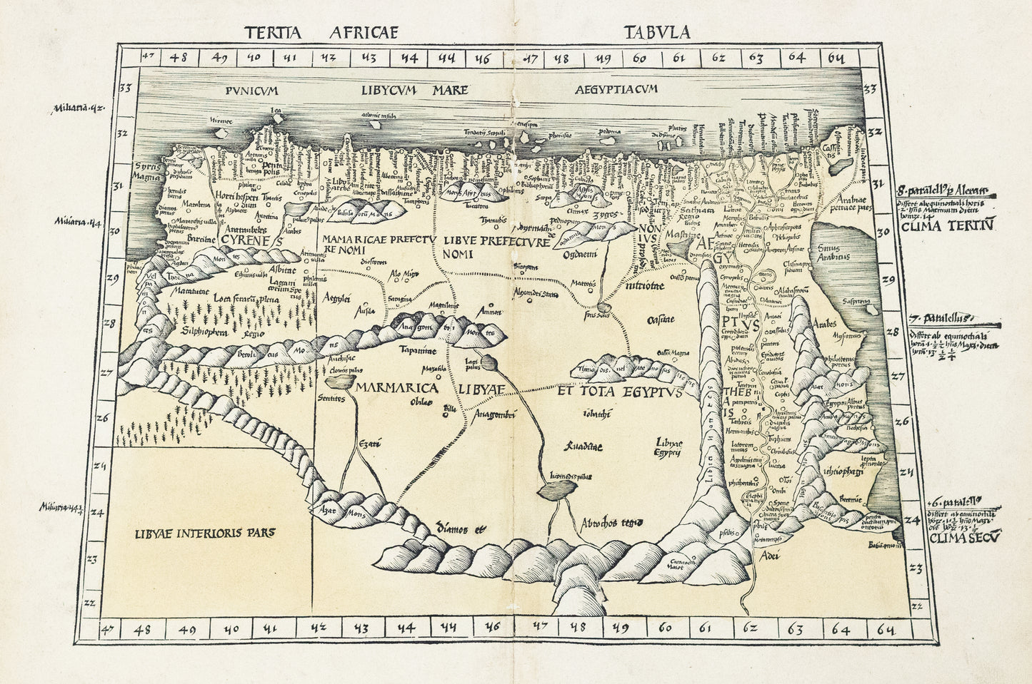 Waldseemuller, Martin. Tertia Africae Tabula. Cologne: 1513