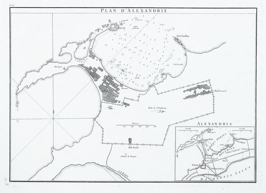 Anonymous Plan D'Alexandrie. 1780