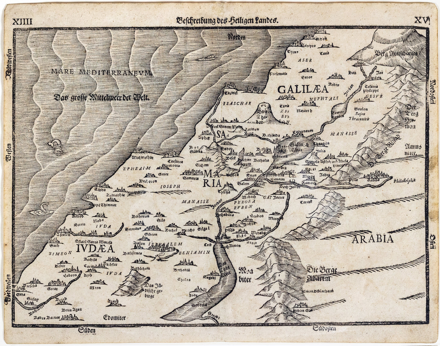 Bunting, Henrich. Beschreibung des Heiligen Landes. Leipzig: 1585