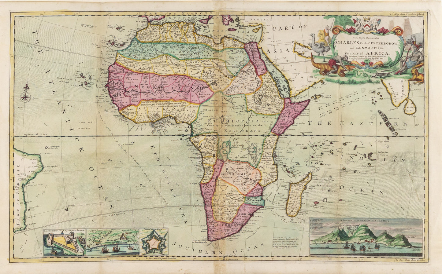 Moll, Herman. Africa. London: ca. 1730