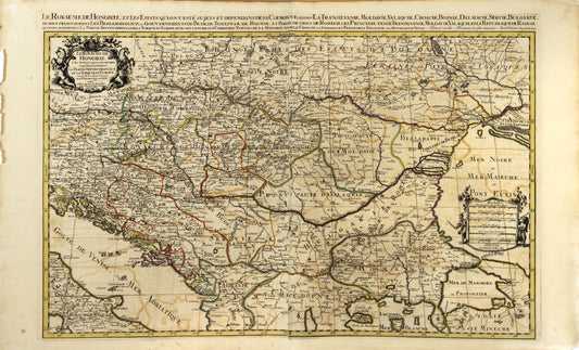 Sanson, Nicholas. Le Royaume de Hongrie... Paris, 1693.