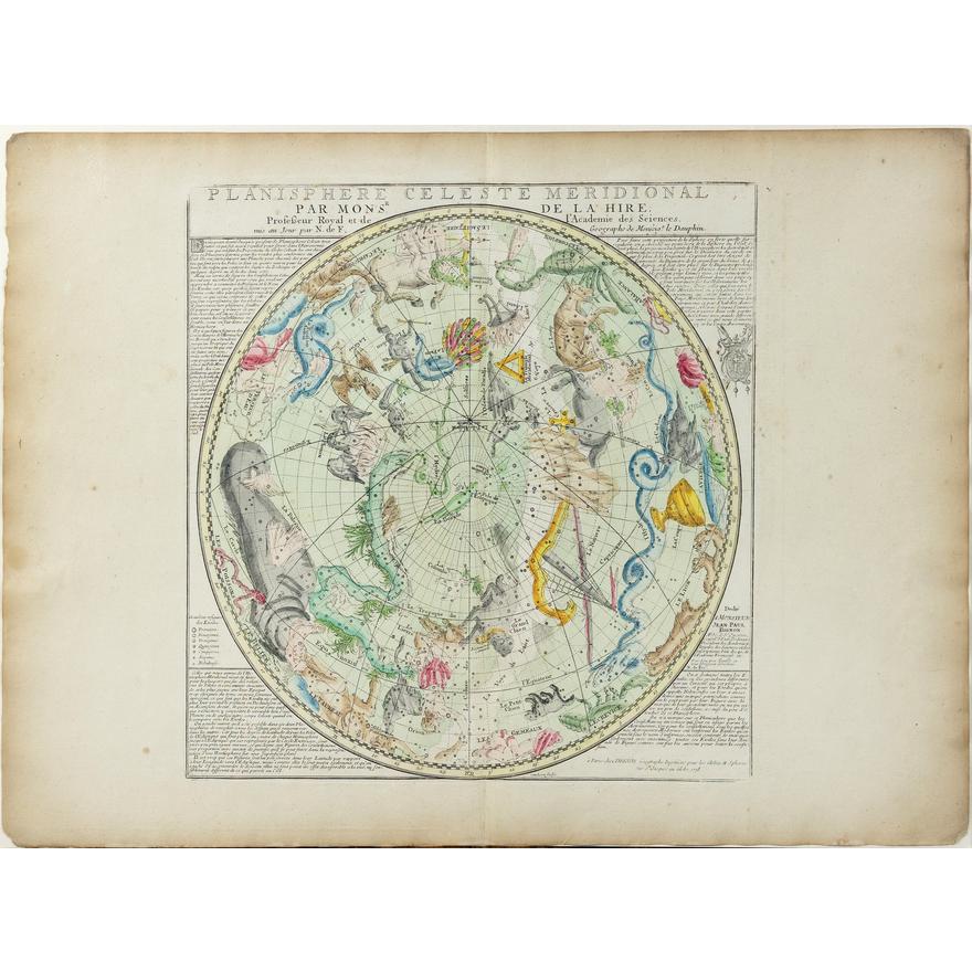 De Fer, Nicholas. Planisphere Celeste Meridional... Paris: Desnos, 1775.