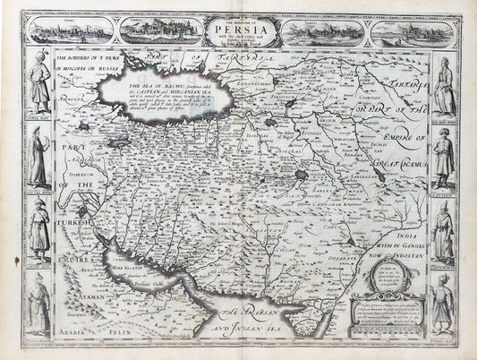 Speed, John. The Kingdome of Persia with chief cities and Habites described. London, 1626.