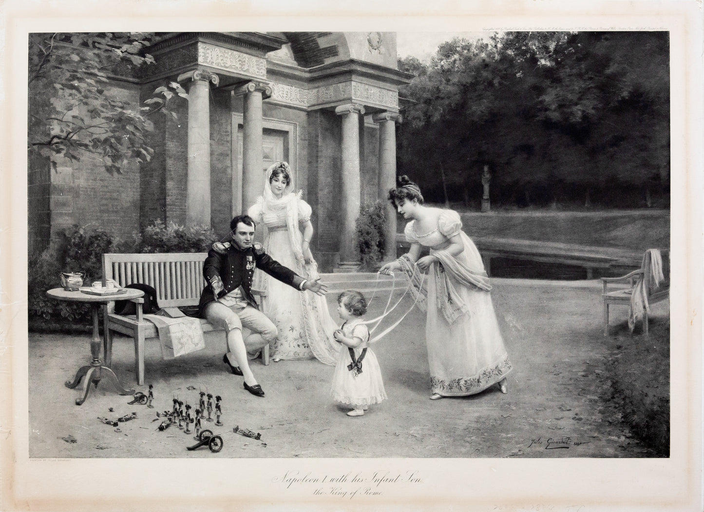 Girardet, Jules. Napoleon I with his Infant Son. Vienna, 1900.