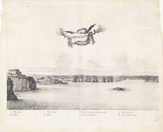 Barlaeus, Caspar. Maragnon (View). Amsterdam, 1647.
