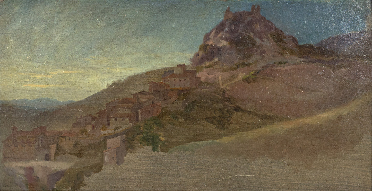 MASON, George Heming (British, 1818-1872). Castle of Petrella. Italy, c. 1850.