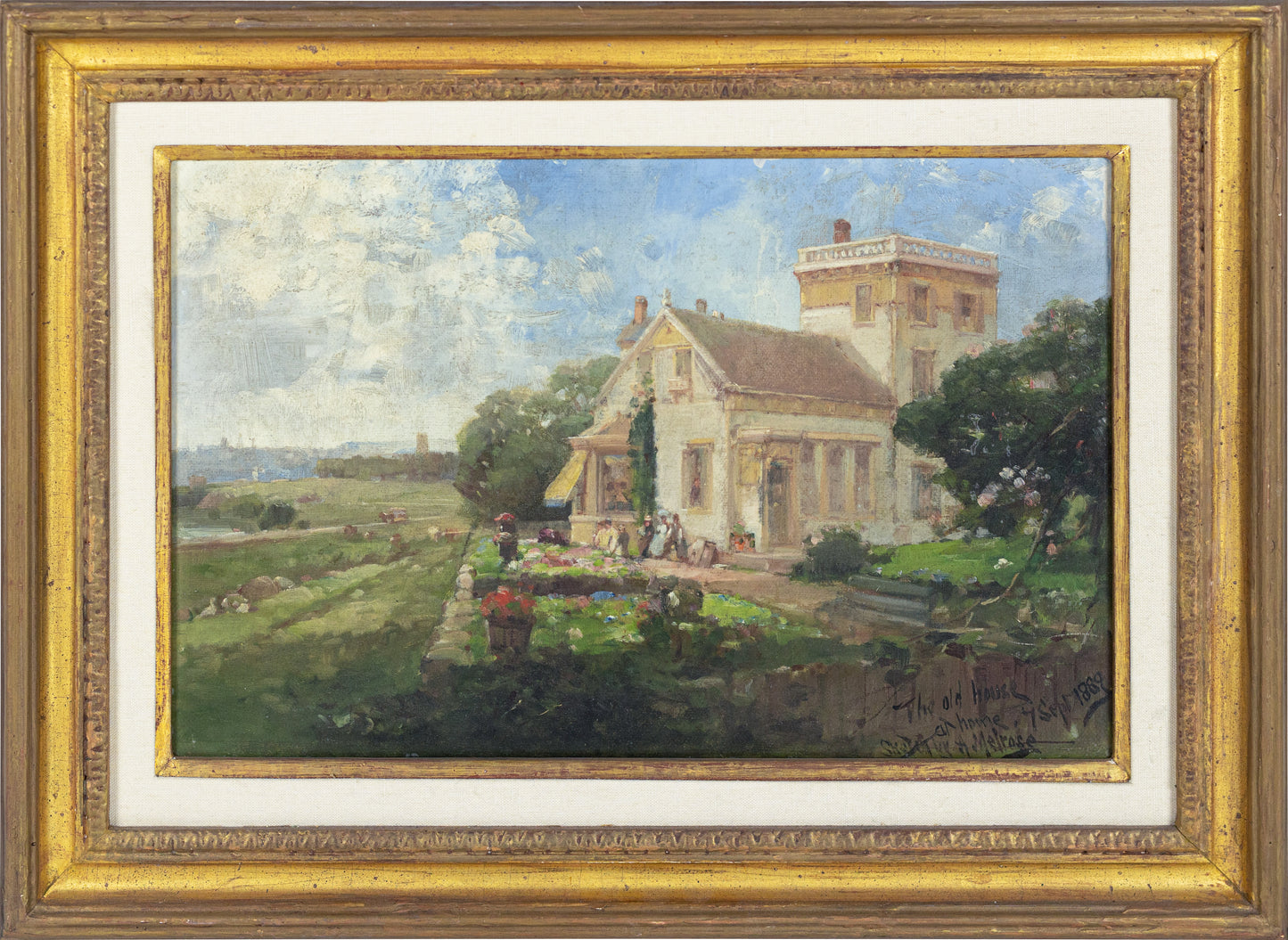 Melrose, Andrew (Scottish-American, 1836-1901). The Old House. 1889.