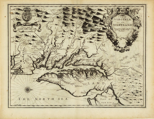 Speed, John. A Map of Virginia and Maryland. London, 1676.