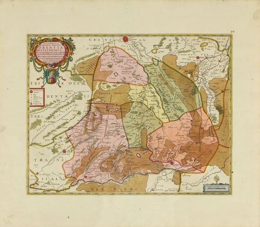 Pijnacker, Cornelius. Illustribus Ac Pontentibus Comitatus Drentiae D.D. Statoribus. 1634.
