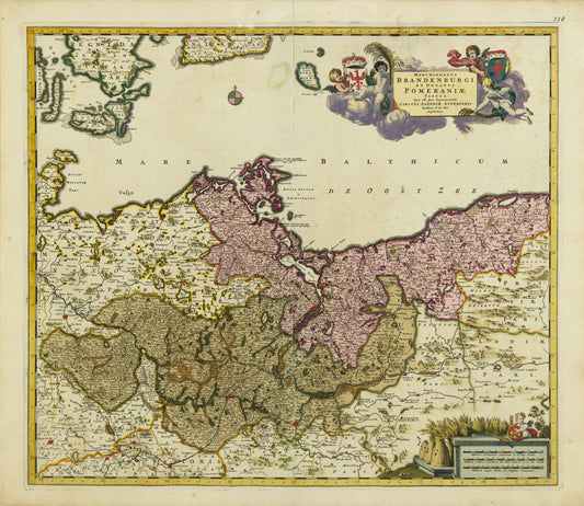 De Wit, Frederick. Marchionatus Brandenburgi et Ducatus Pomeraniae. Amsterdam, c. 1710.