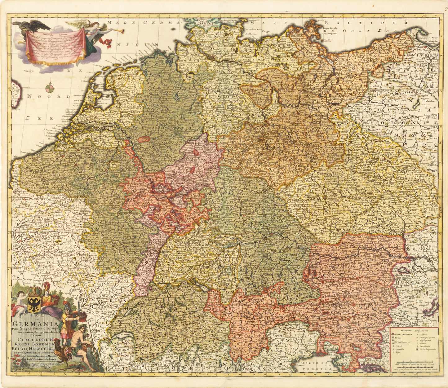 De Wit, Frederick. S.R.I. in Germania... Amsterdam, c. 1710.