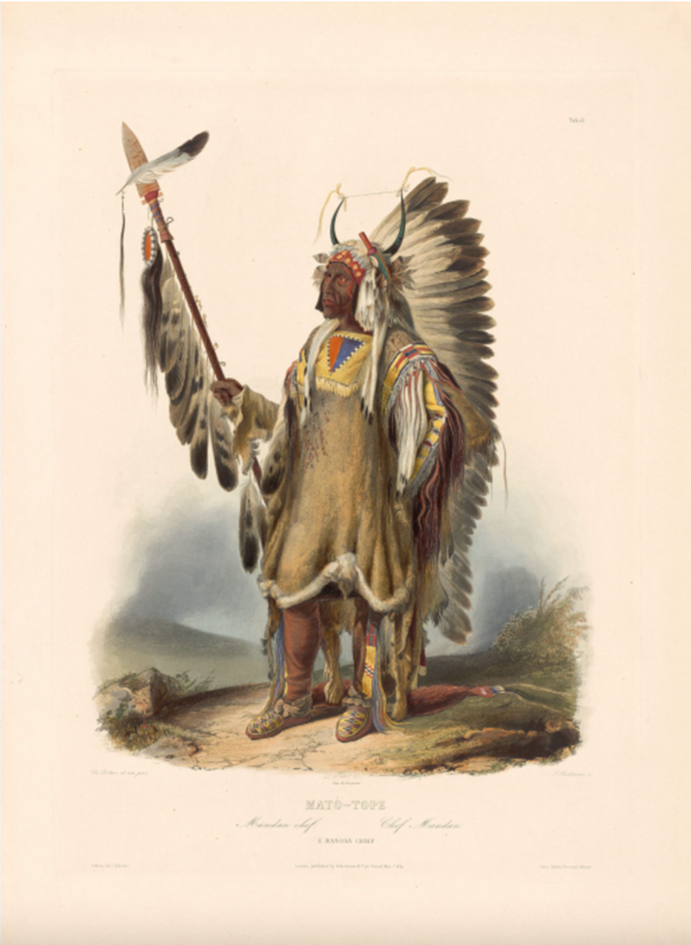 Karl Bodmer (1809-1893), Mato-Tope. A Mandan Chief