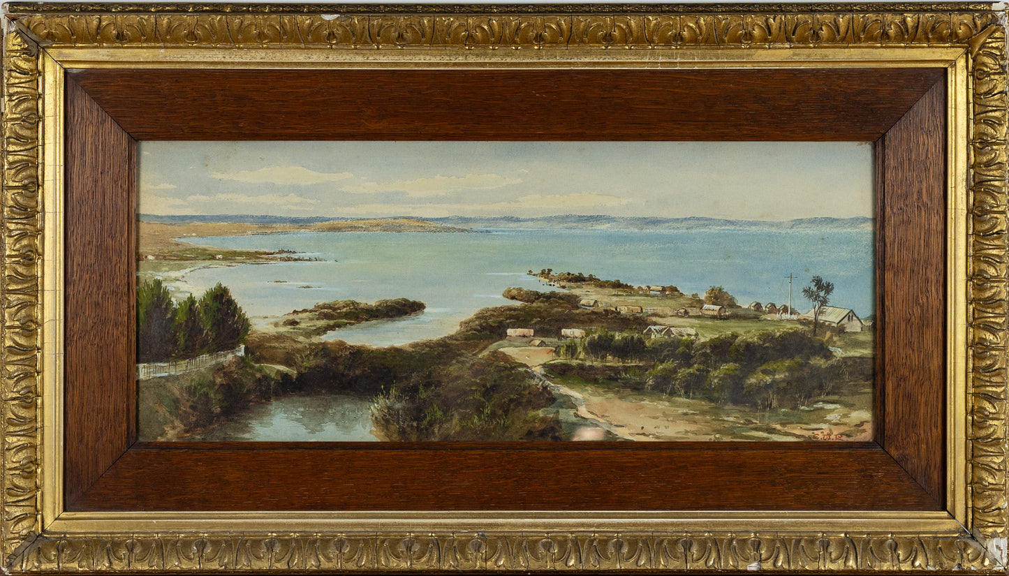 PAYTON, Edward William (British, 1859 - 1944). Lake Rotorua, Hot Lake Country, New Zealand.