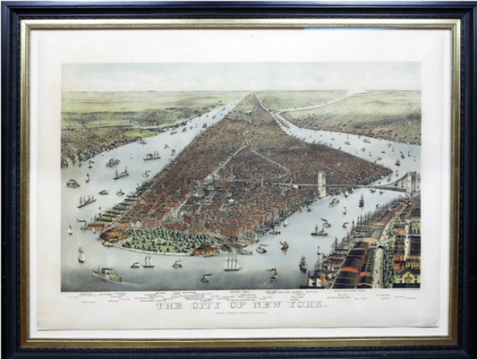 Charles Parsons (1821-1910) & Lyman Atwater (1835-1891) , The City of New York. Published by Currier & Ives, 1876