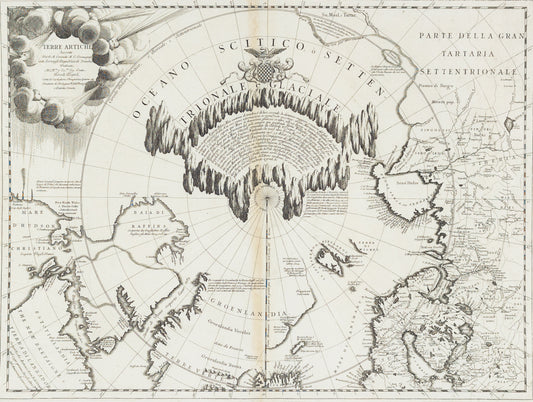 Coronelli, Vincenzo Maria. Terre Artiche. Venice: ca. 1690.
