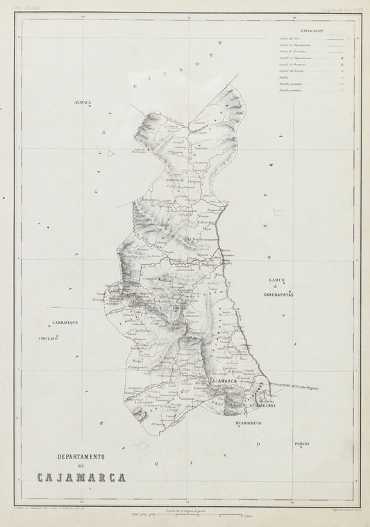 Soldan, Paz. Departamento de Cajamarca. Paris, ca. 1865.