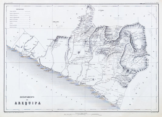 Soldan, Paz. Departamento de Arequipa. Paris, ca. 1865.
