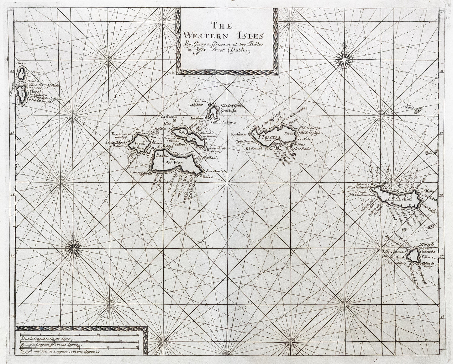 Grierson, George. The Western Isles. Dublin, ca. 1729.
