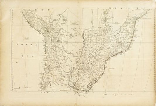 Bolton, Herbert. South America, Plate II. 1755.