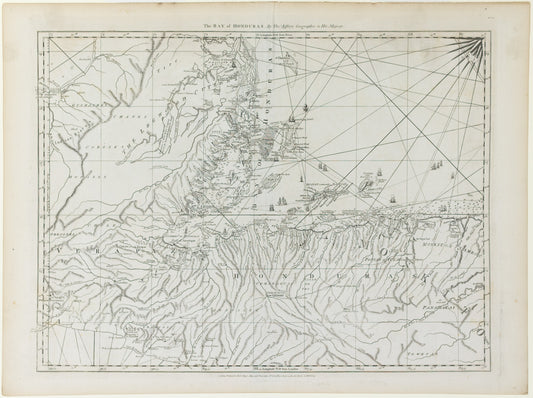 Sayer, Robert. The Bay of Honduras. London, 1775.