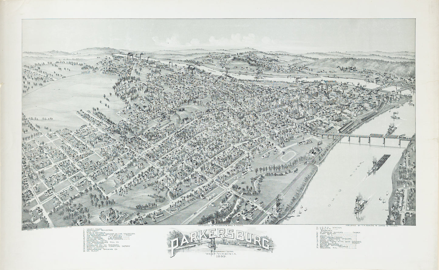 Fowler, T.M. Parkersburg, Blennerhasset Island, West Virginia 1899. Morrisville, PA: 1899.