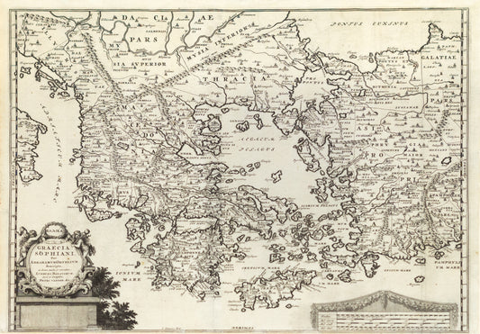 Ortelius, Abraham. Graecia Sophiani. Antwerp, 1624.