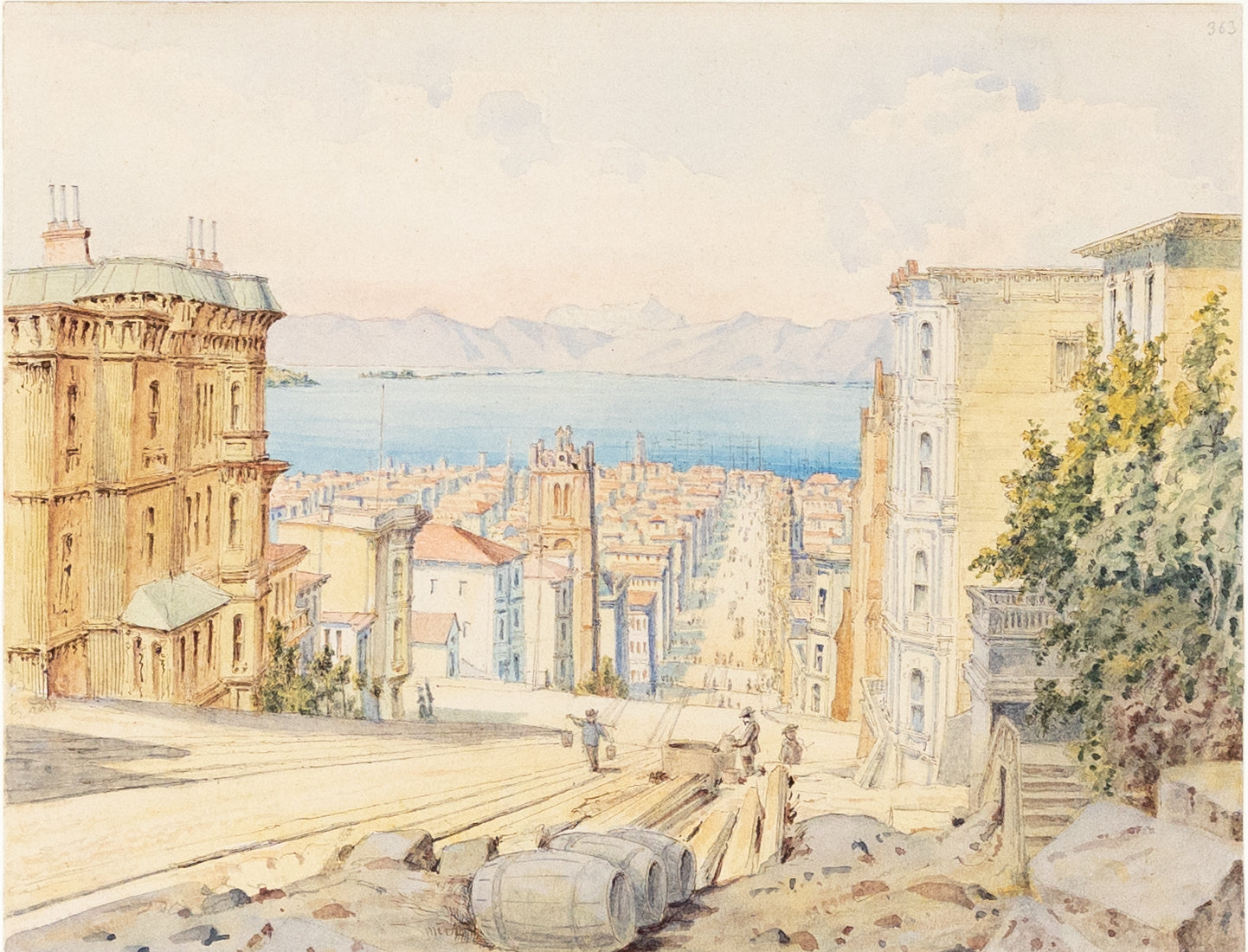 GERMAN SCHOOL, 1877-78. California Street, San Francisco.