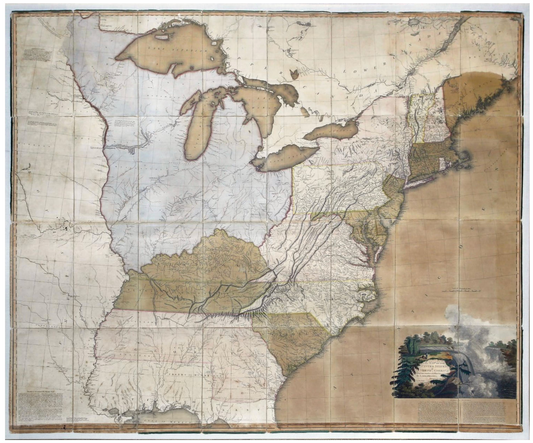 Aaron Arrowsmith. A Map of the United States of North America... 1796