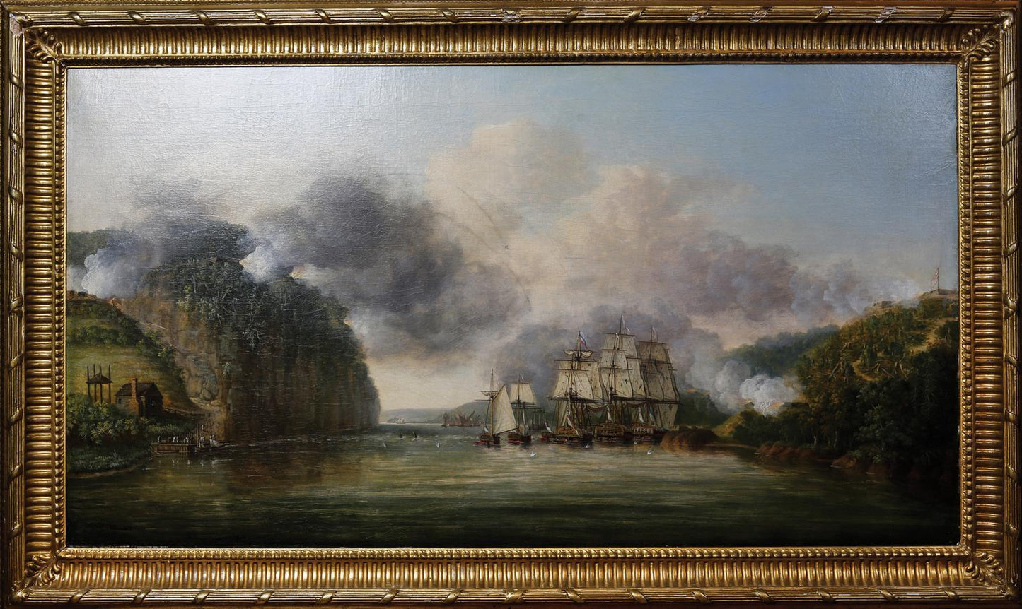 Dominique SERRES (1722--1793). Battle of the Pallisades - 1779