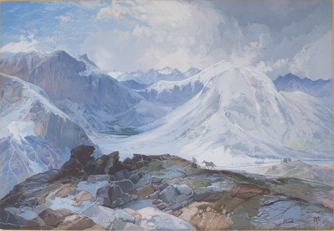 Thomas Moran, The Yellowstone National Park, and the Mountain Regions of Portions of Idaho, Nevada, Colorado and Utah. Boston: L. Prang and Company, 1876.