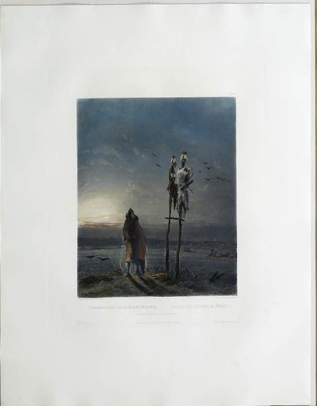 Karl Bodmer (1809-1893), Idols of the Mandan Indians