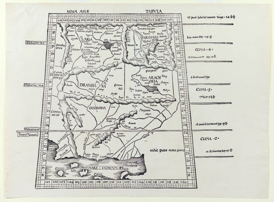 Waldseemuller (after) Ptolemaeus. Nona Asiae Tabula. Strassburg: Johann Schott, 1513.