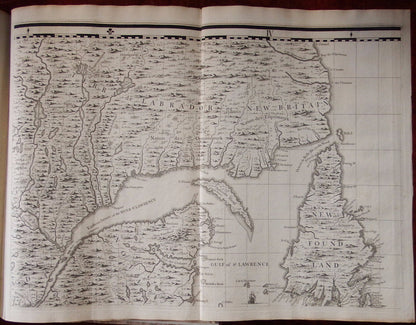 Henry Popple. Map of the British Empire in America. 1740.