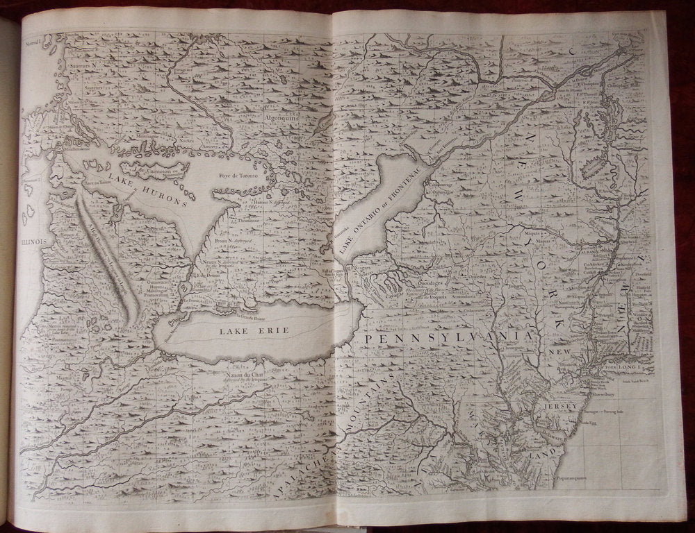 Henry Popple. Map of the British Empire in America. 1740.