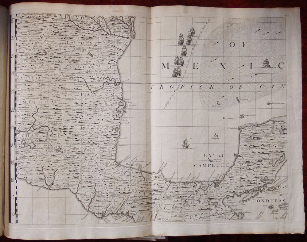 Henry Popple. Map of the British Empire in America. 1740.