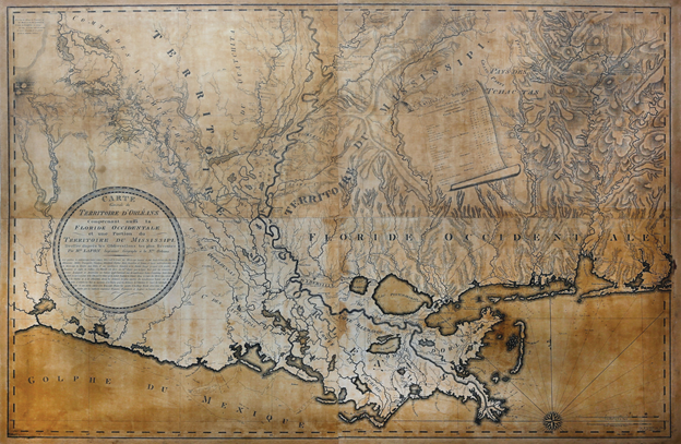 LAFON, Barthelemy (1769-1820) Carte Generale du Territoire D'Orléans ... 1806
