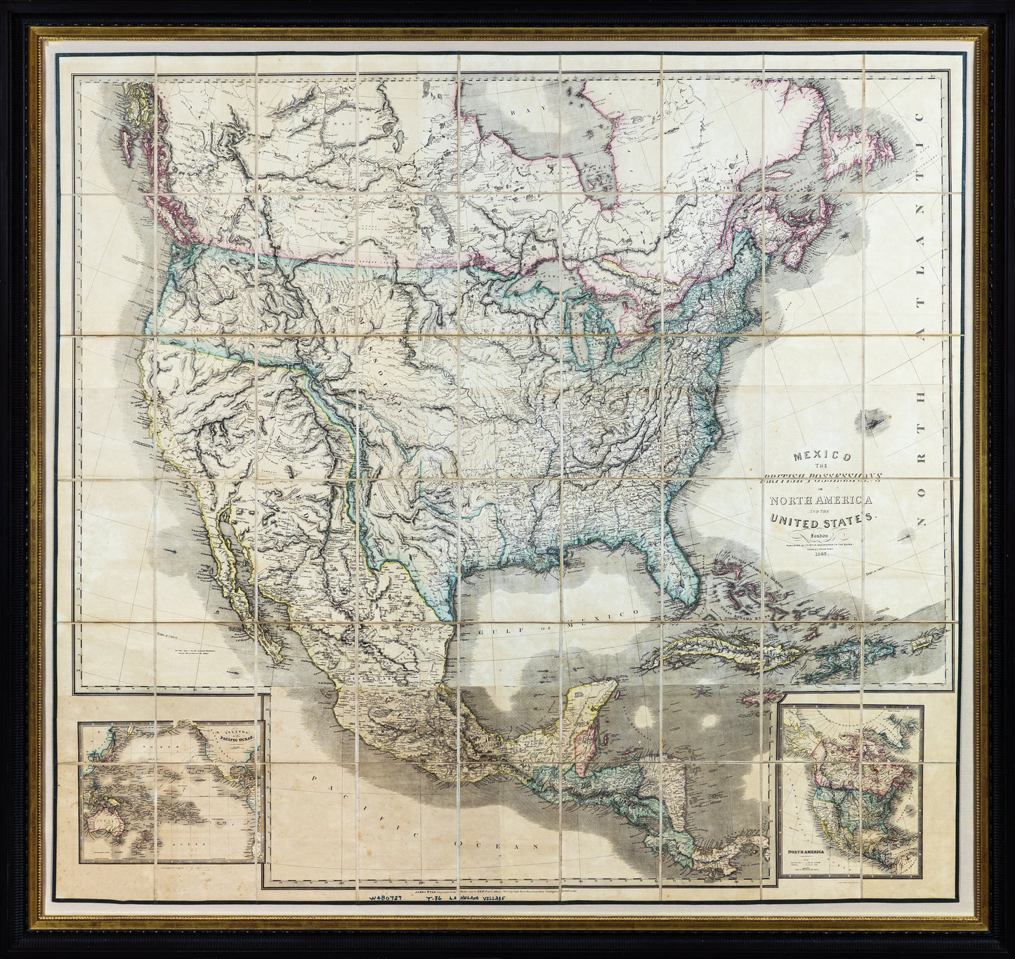 WYLD, James Sr. (1790-1836). Mexico the British Possessions in North America and the United States … 1846.