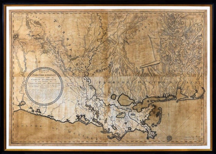 LAFON, Barthelemy (1769-1820) Carte Generale du Territoire D'Orléans ... 1806