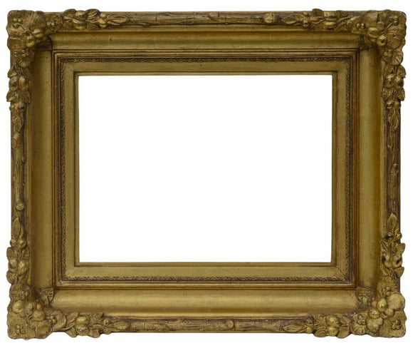 Branch and Foliage Carved Gilt Frame - Romantic Naturalism