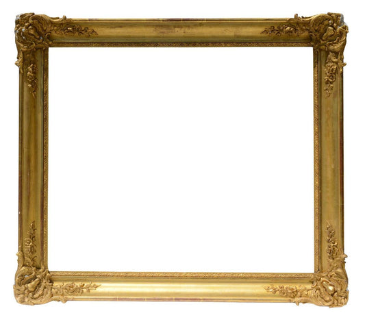 Gold Carved Frame with Foliage - Neoclassical