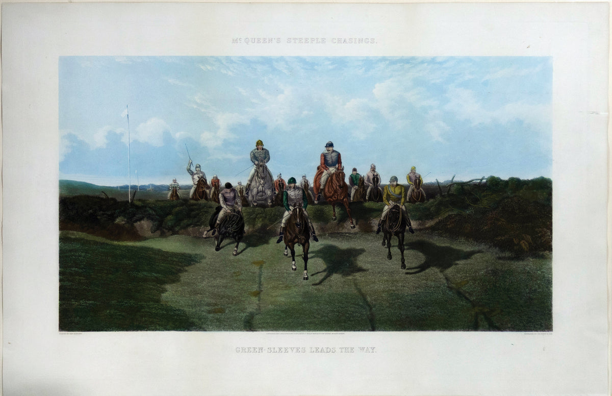 HERRING, Ben (1830 - 1871), after, McQueen's Steeple Chasings / Green-Sleeves Leads The Way