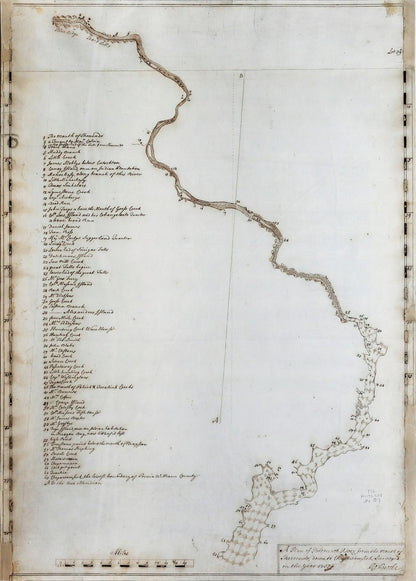 FAIRFAX DOCUMENTS, 3 Manuscript Maps delineating the Land of Lord Thomas sixth Lord Fairfax of Cameron (1693-1781)