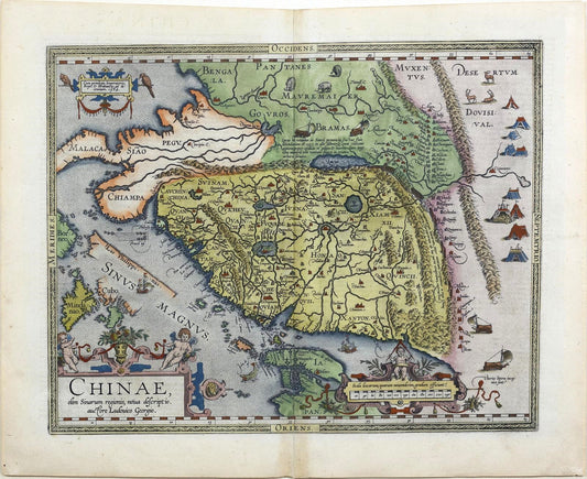 ORTELIUS, Abraham, Chinae, olim Sinarum regionis, nova descriptio, London: John Norton, 1606 . [Map of China].